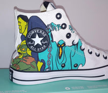 Load image into Gallery viewer, Limited edition scooby doo hi top converse white
